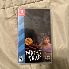 Nintendo Switch NIGHT TRAP Photo Cover 2018 Limited Run Games #008 New & Sealed