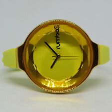 Rumba Time Yellow Tone Quartz Analog Women's Watch