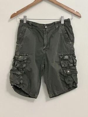 Pantalones Cortos Carga English Laundry Verde Calce Relajado Foto 1 de 4