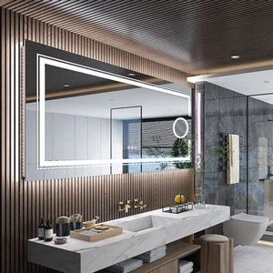 Long Lifetime Dual Beleuchteter Badspiegel Defog Dimmbar Vergrößerungsspiegel - Bild 1 von 12