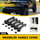 For Jeep Wrangler JK 2007-2018 Car Door Handle Cover Molding Trim Accessories