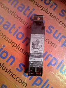  595-A SERIES B NO SIZE 0-5 AUXILIARY CONTACT BLOCK *QUANTITY!! - Picture 1 of 2