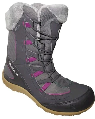 SALOMON Thinsulate Waterproof Winter Boots Womens Size 9 Leone TS CC 200gm NWOT - Image 1 of 4