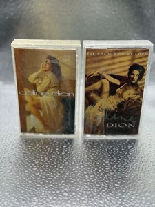 Vintage Cassette Tape Lot: Celine Dion (1991) and The Colour of my Love (1993) - Picture 1 of 4