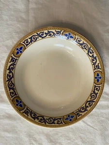 J&G Meakin Academy Muster SOL Goldrand 7,5" Suppe Salat Schüssel - Bild 1 von 3