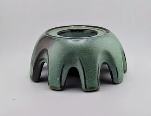 Vintage Frankoma Pottery Green Warming Stand, Casserole Warmer, Art Pottery Warm - Picture 1 of 5