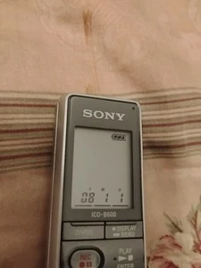 Sony IC Recorder ICD-B600 Handheld Portable Voice Recorder Silver Tested - Picture 1 of 3