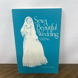 Coser un hermoso folleto de boda patrón vintage Gail Brown Karen Dillon 1980 - Imagen 1 de 13