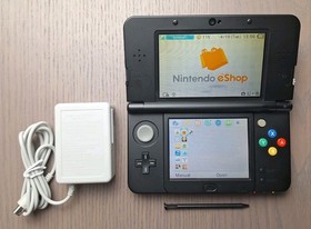 Nintendo New 3DS Black | Charger + 32GB SD Card | Region Free | USA TESTED