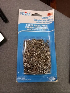 PRYM Sicherheitsnadeln Stck 200 Größe 1 Stahl vernickelt - Bild 1 von 1