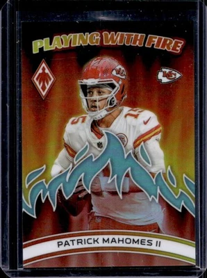 2023 Phoenix Patrick Mahomes II Playing With Fire Teal #43/125 Chiefs - Image 1 of 2