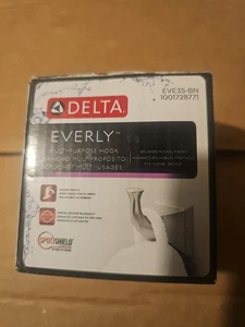 Delta Everly Single Towel Hook Bath Hardware Accessory in Brushed Nickel - Picture 1 of 1