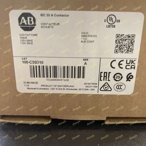 100-C55D10 AB CONTACTOR.  110/120Ac Spot Goods! UPS Expedited Shipping#MS - Picture 1 of 6