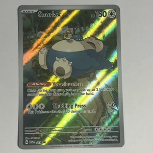 Pokémon TCG Snorlax Black Star Promo Holo Karte 151 Scharlachrot und Violett #051 NM - Bild 1 von 10