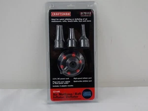 Colchón de aire Craftsman 12 voltios balsa inflador deflactor 2875112 sellado - Imagen 1 de 5