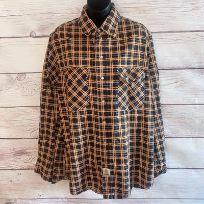 Bocomal FR Shirt Pearl Snap Mens CAT 2 Flame Resistant NFPA 2112 Welding L Long - Image 1 of 4