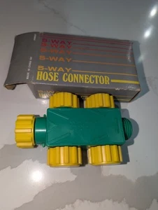 Conector de manguera de jardín de 5 vías sistema de rociadores hombre pobre sin montaje Sun Hill de colección G - Imagen 1 de 3