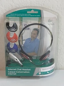 LOGITECH Internet Chat Headset Behind the Head Multicolor Noise Cancelling ~ New - Picture 1 of 10