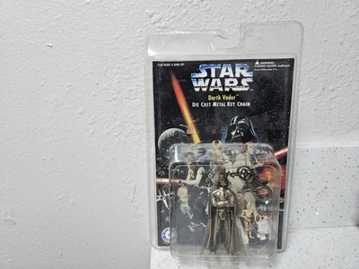 Star Wars Lote De 3 Vader Luke R2 (1996) Llavero Die Cast Metal Figura 3" - NUEVO Foto 1 de 4