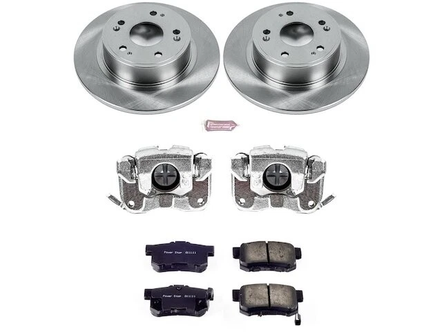 Rear Brake Pad and Rotor Kit For 2016-2018 Acura ILX 2017 HK582MN — 第 1/1 张图片