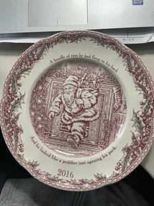 Noble Excellence Twas the Night Before Christmas 2016 Collector Plate JOHNSON BR - Picture 1 of 2