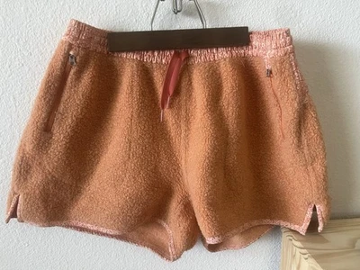 Women’s Outdoor Voices Wool Mega fleece Short In Orange Medium - Image 1 of 4