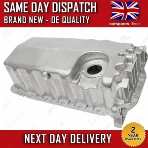 AUDI A3 8L 1.6 1.9 1996-2003 ALLOY ENGINE OIL SUMP PAN + SENSOR HOLE - Picture 1 of 7