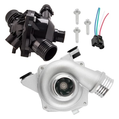 Electric Water Pump + Thermostat Kit For BMW 328i 528i 530xi 525xi X3 X5 1430826 - Image 1 of 4