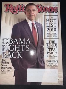 ROLLING STONE MAGAZINE BARACK OBAMA #1115 OCTOBER 14 2010 EMINEM NEIL YOUNG - Picture 1 of 1