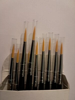 pinceaux (de 1 à 10) aquarelle acrylique synthetique Da Vinci Nova 5570 taille 2 - Photo 1/4