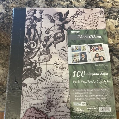 Álbum de fotos Pioneer 100 páginas magnéticas autoadhesivo. Estilo Viejo Mundo. ¡Sellado! Foto 1 de 3