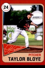 2019 Fargo-Moorhead RedHawks Team Issue #4 Taylor Bloye Dallas Georgia GA Card