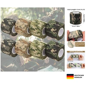 Camouflage Tape 4,5m Nylon Selbstklebend Outdoor - Bild 1 von 10