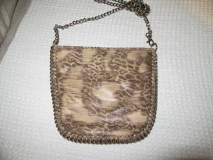 Witchery animal python print chain shoulder bag. ex cond. - Picture 1 of 4