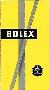 PAILLARD BOLEX Prospekt Bolex C8 B8 H16 H8 Filmkamera Objektive Broschüre (Y4173 - Bild 1 von 3