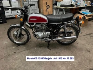Oldtimer-Motorrad-,CB 125 K-Laufleistung abgelesen-12.833-Baujahr ca.Juli 1976- - Bild 1 von 18
