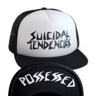 Dogtown Skateboards Hat Suicidal Tendencies ST OG Possessed Flip Mesh Black/Whi
