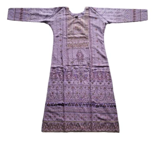 Women's Print Style Kurti Salwar Kameez Suit-Light Purple - Picture 1 of 7
