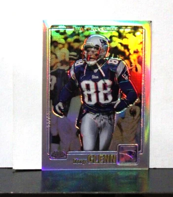 2001 Topps Chrome Refractor #94 Terry Glenn New England Patriots 915/999 - Image 1 of 2