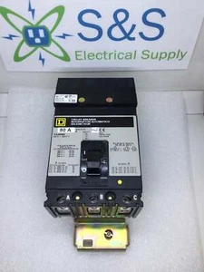Interruptor circuito Square D FA36080 3 polos 80 amperios 600 voltios - Imagen 1 de 7