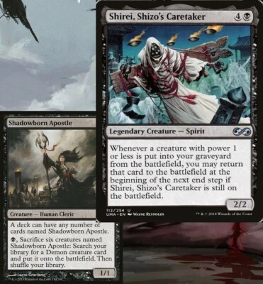 Shadowborn Apostle CLERIC Commander Deck Magic EDH MTG Shirei, Shizo's Caretaker - Image 1 of 4