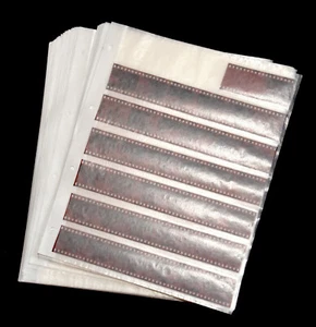 50 Pergamin Negativhüllen für 7x6er Streifen KB / Negativhuellen für Kleinbild - Bild 1 von 2