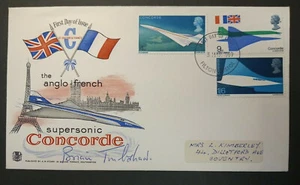GB 1969 signiertes Cover Brian Trubshaw Concorde Testpilot Filton Bristol FDC - Bild 1 von 1