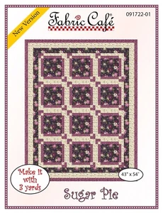 Sugar Pie Individual Quilt Pattern by Fabric Cafe 43 x 54" - Picture 1 of 2