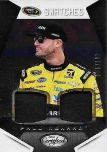 2016 CERTIFIED PAUL MENARD ~SPRINT CUP SWATCHES~ (SILVER) #SCS-PM *s/n 155/199* - Picture 1 of 2
