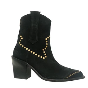 Zadig & Voltaire Western Boots Womens 9 Suede Boho Cowgirl Country Designer New - Picture 1 of 12