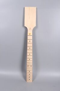 Bass Guitar Neck 21Fret 34inch maple Paddle Head Maple Fretboard Dot Inlay