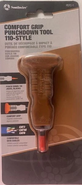 Southwire PDTC-1 Comfort Grip Punchdown Tool 110-Style - Image 1 of 1