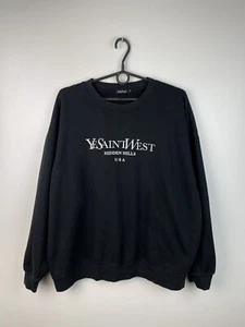 Ye Saint West Streetwear Sweatshirt Black Size L - Bild 1 von 4