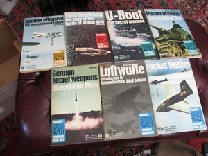 Vintage Lot of 7 - Purnell's History OF THE SECOND WORLD WAR,LAND,AIR,SEA - Picture 1 of 3